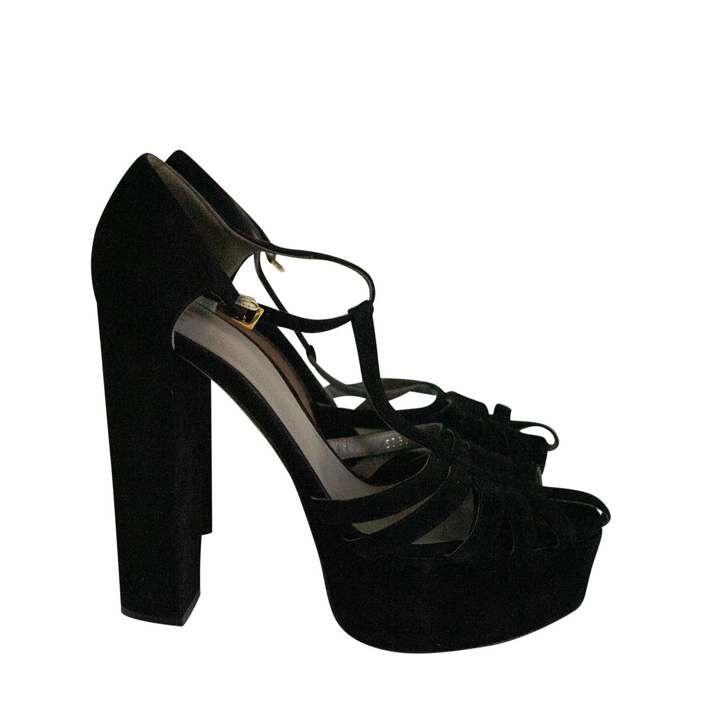 Gina Suede Platform Sandals