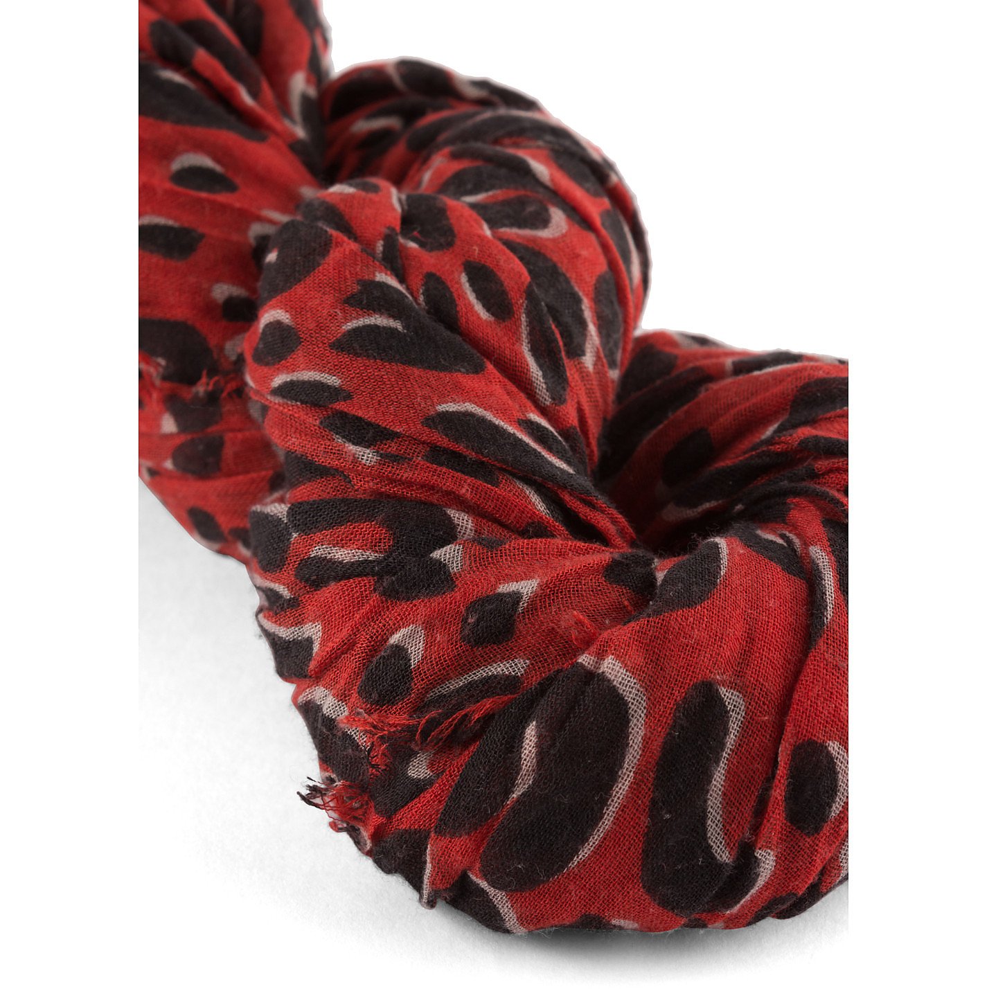 Rent or Buy Louis Vuitton Large Red Animal Print Scarf from www.paulmartinsmith.com