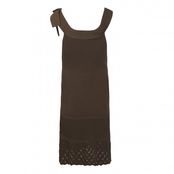 CHANEL Sleeveless Knit Dress