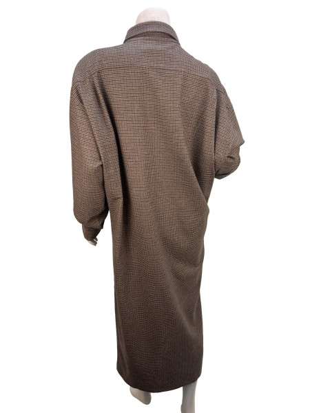 Max Mara Checked Wool Shirt Dress