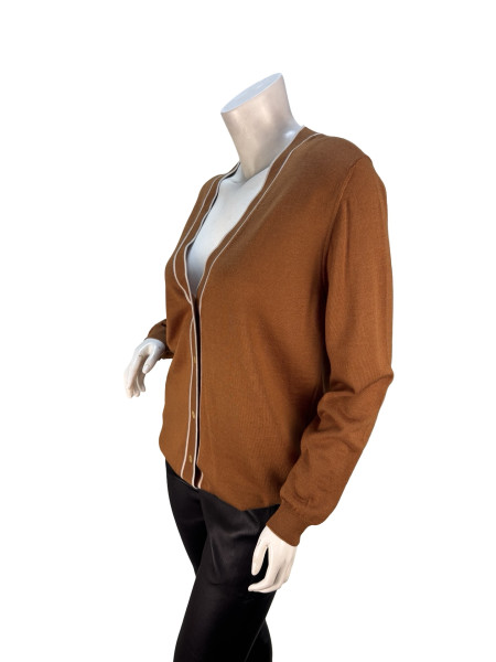 PRADA Wool V-Neck Cardigan