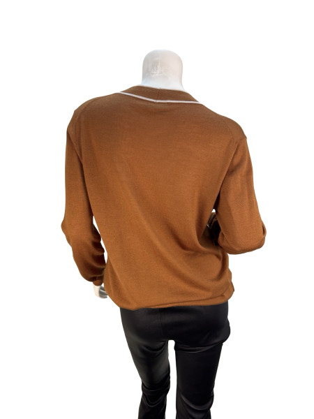 PRADA Wool V-Neck Cardigan