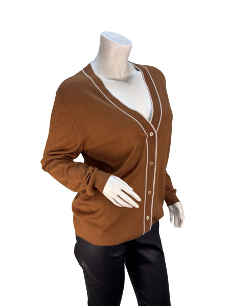PRADA Wool V-Neck Cardigan