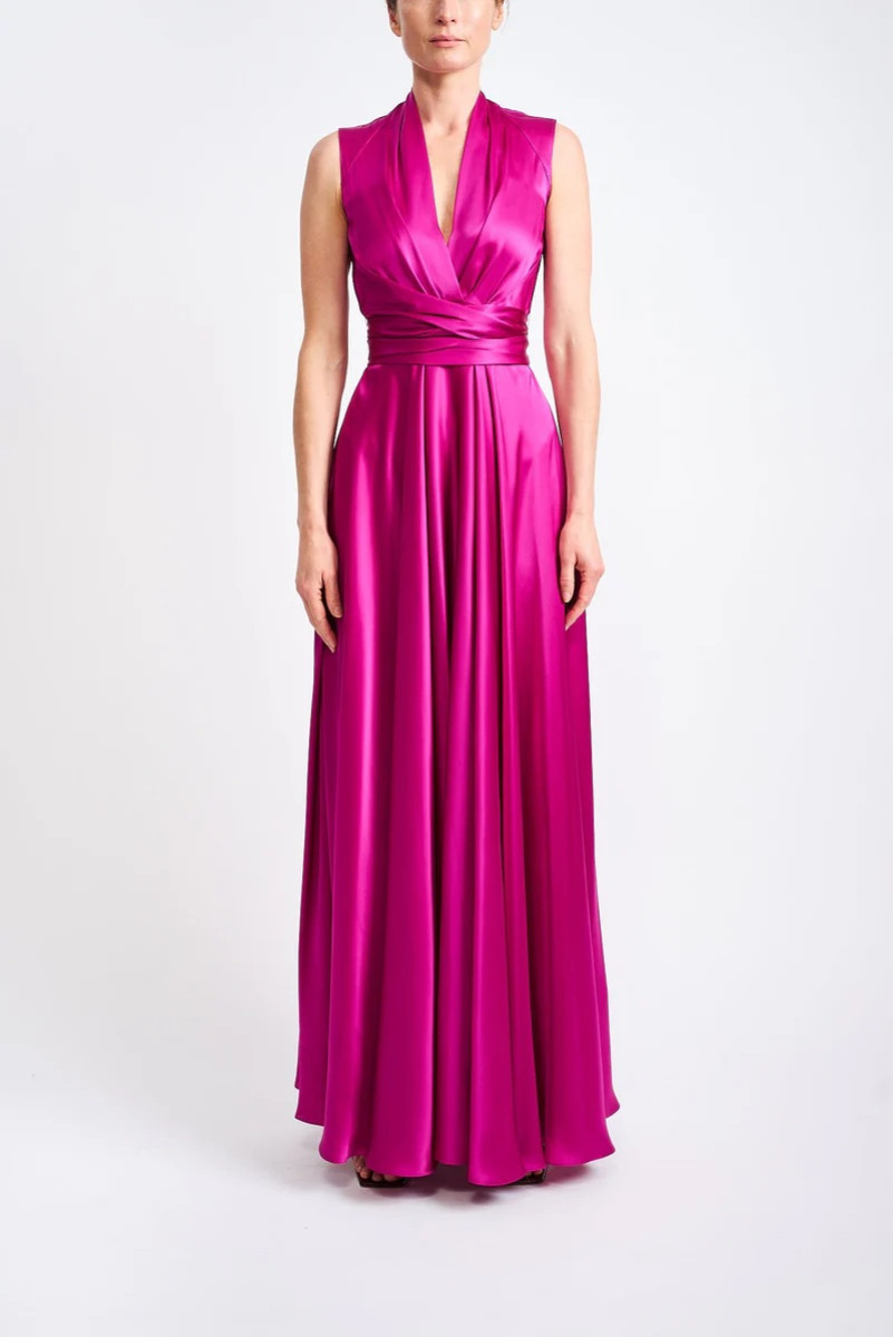 E.Stott Sadie Dress Magenta