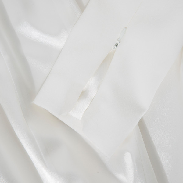 FEMPONIQ Draped Sleeved Tailored Blazer Dress