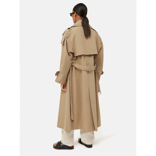 Jigsaw Oversized Cotton Trench Coat