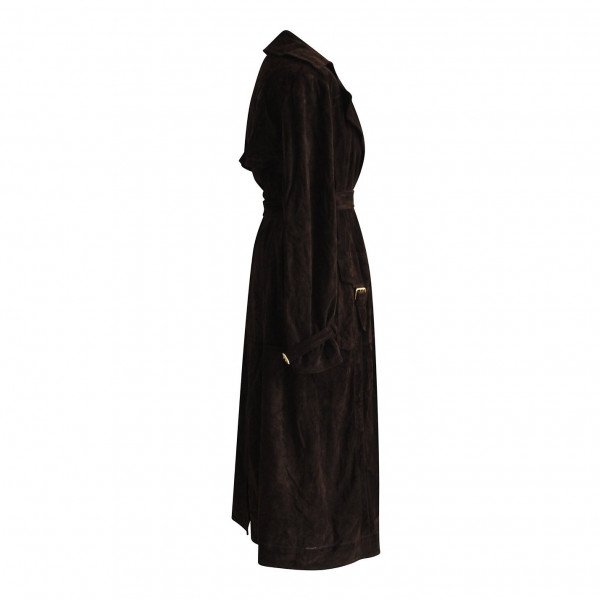 Amanda Wakeley Suede Trench Coat