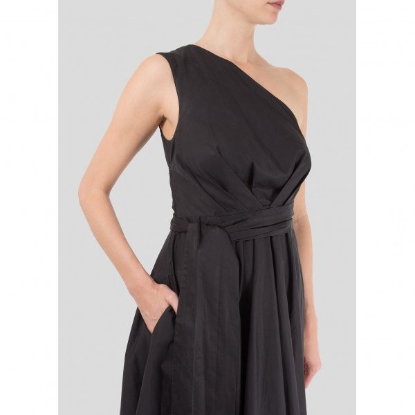 Tibi One Shoulder Midi Dress