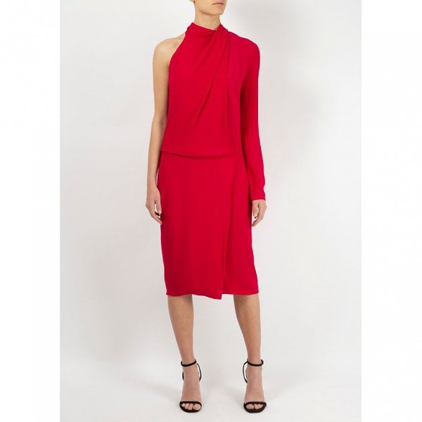 Diane von Furstenberg One-Sleeve Dress