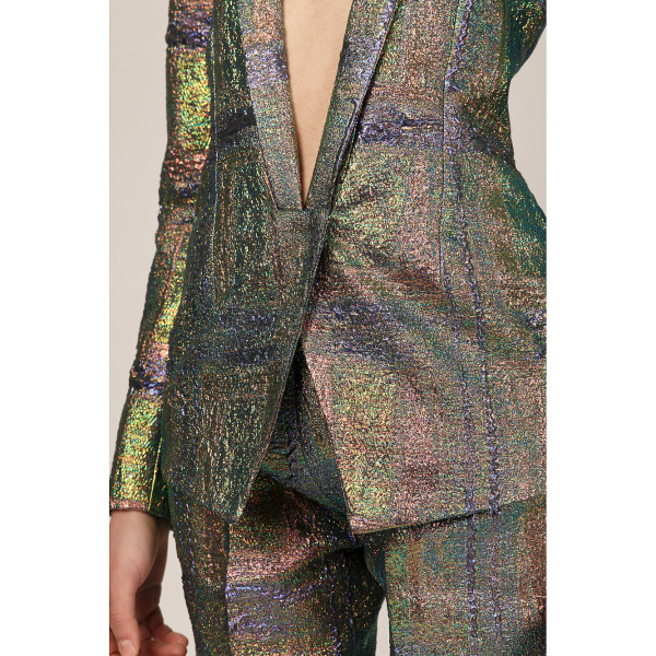 GR LONDON PARIS Matching textured blazer | Achta