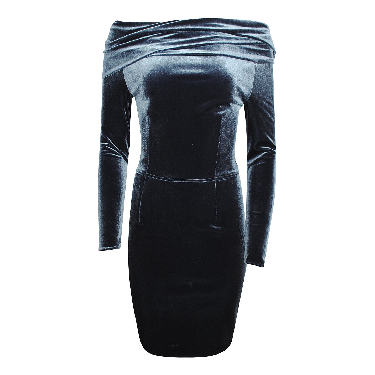 Emilio De La Morena Off-The-Shoulder Velvet Dress