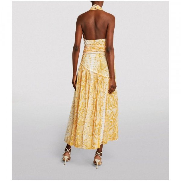 Rent Buy Proenza Schouler Crepe Snake Print Midi Dress MY