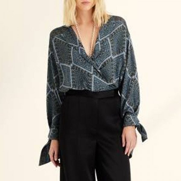 Amanda Wakeley Printed Paisley Blouse