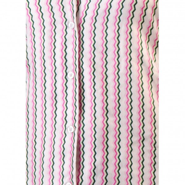 Lisou Pastel Zig Zag Short Sleeve Shirt Victoire