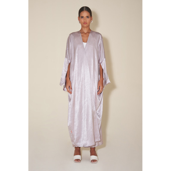 1309 Studios LILAC SATIN ABAYA