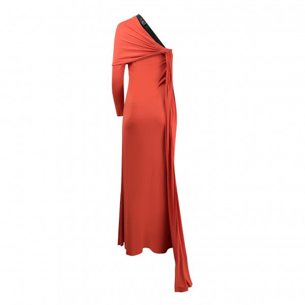 Amanda Wakeley Draped One Shoulder Gown