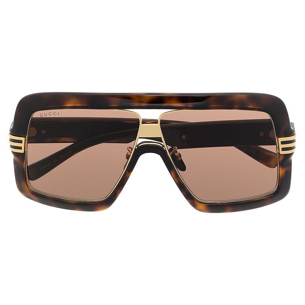 Gucci Oversized Chunky Frame Sunglasses
