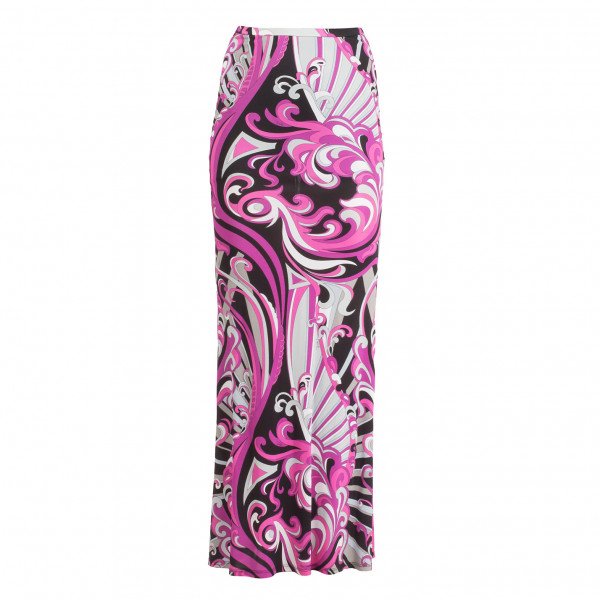 Emilio Pucci Multicolour Printed Maxi Skirt