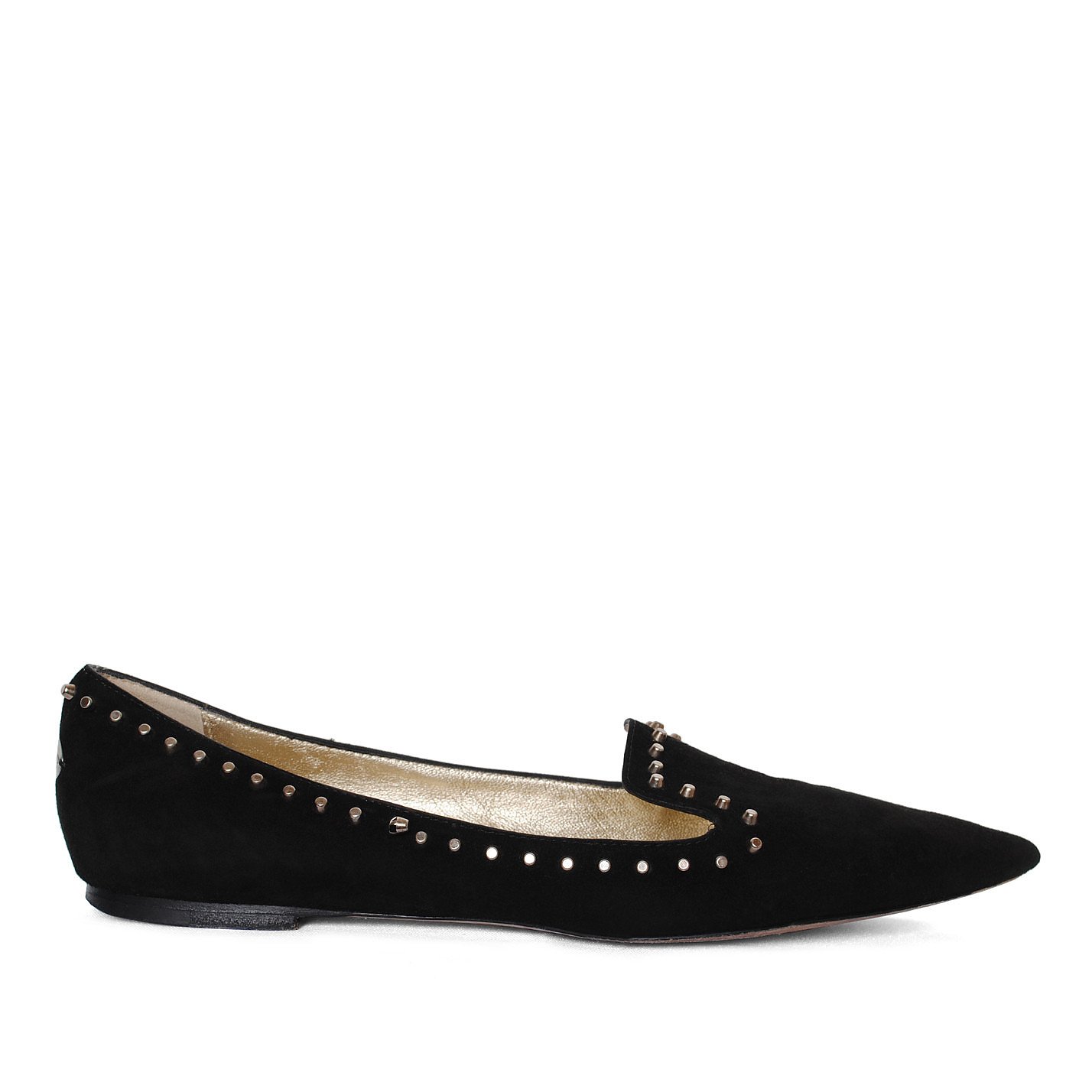 Jimmy Choo Studded Point-Toe Loafers