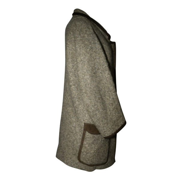 Isabel Marant Contrast-Trim Tweed Jacket