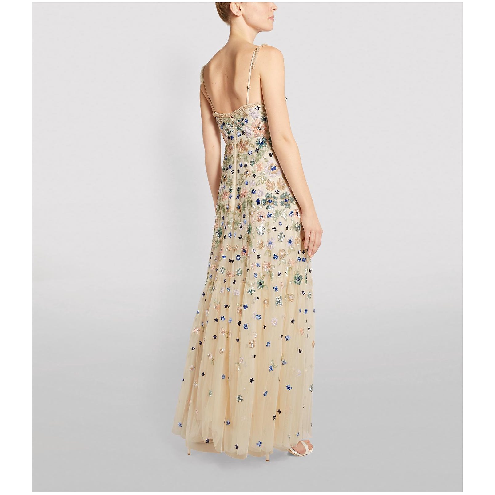 needle and thread wildflower sequin gown