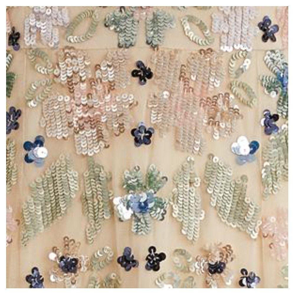 needle and thread wildflower sequin gown