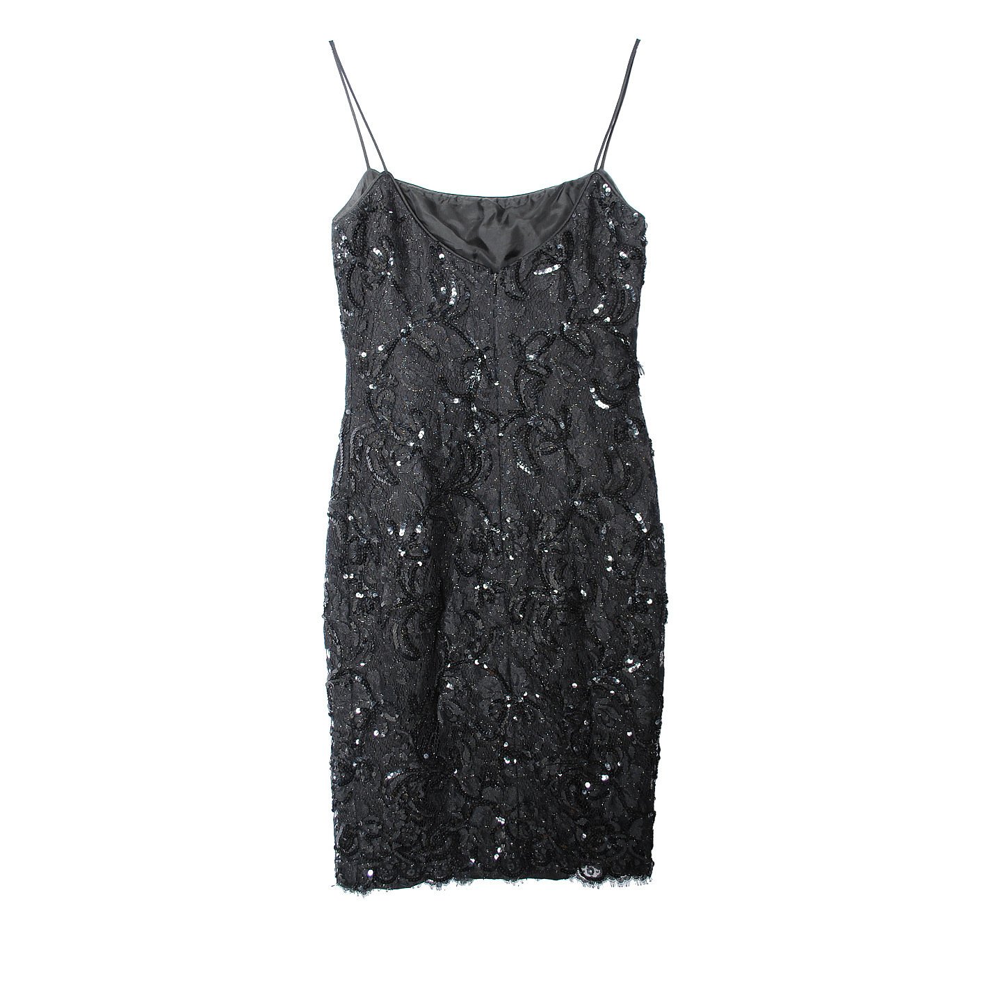 David Fielden Sleeveless Embellished Mini Dress