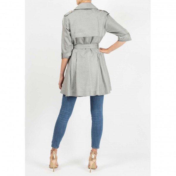 Fendi Cropped Trench Coat