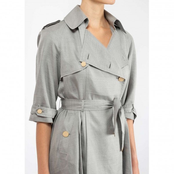 Fendi Cropped Trench Coat