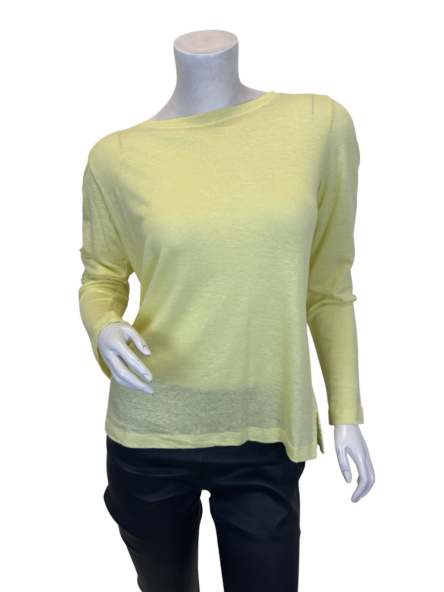 FRANK NAMANI Yellow Lightweight Long Sleeve