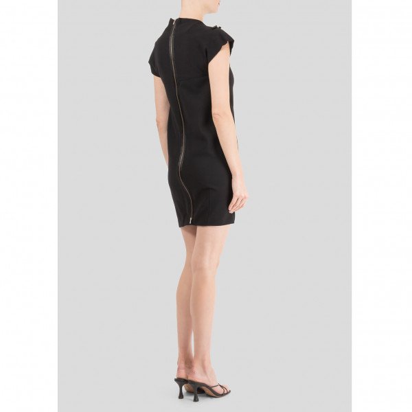 Victoria Beckham Mini Dress With Neckline Embroidery
