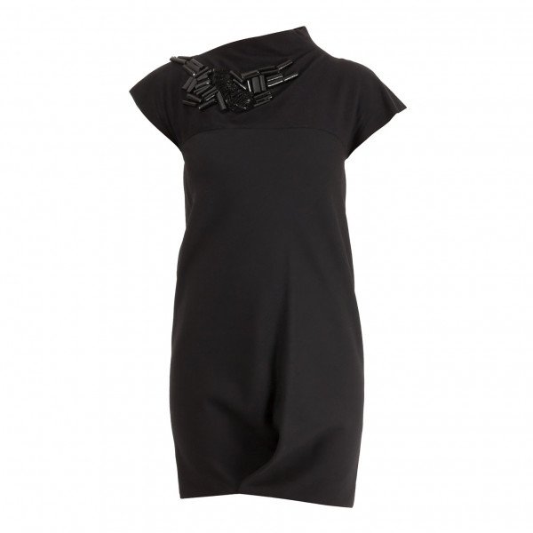 Victoria Beckham Mini Dress With Neckline Embroidery