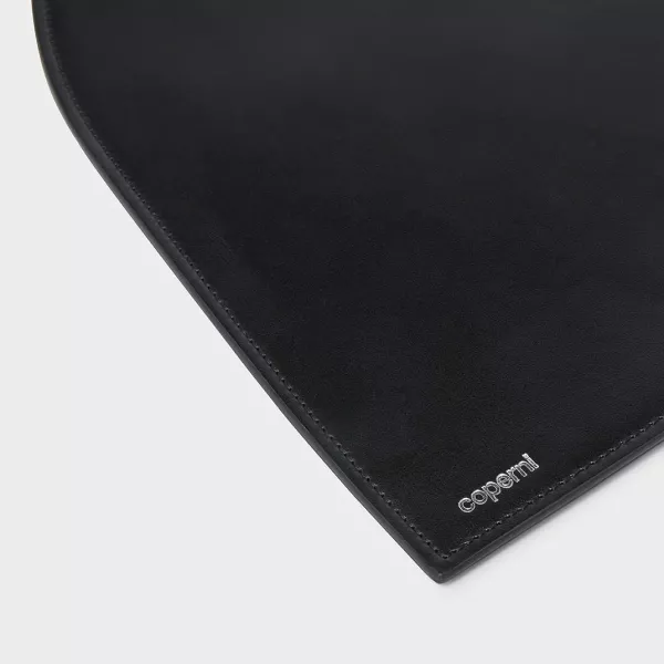 Coperni Mini Heart Leather Tote in Black