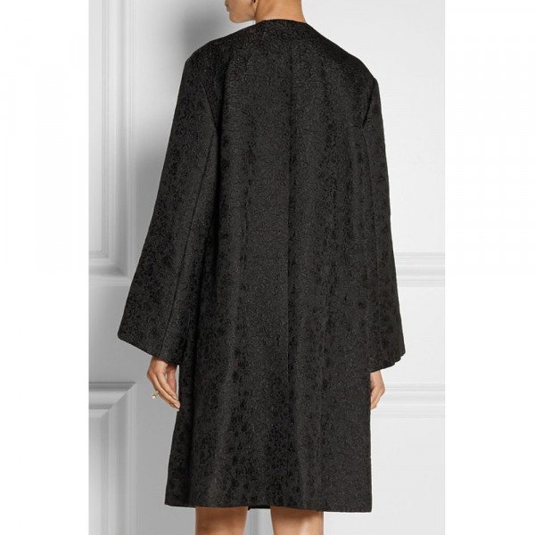 DOLCE & GABBANA Star-Buttoned Jacquard Coat