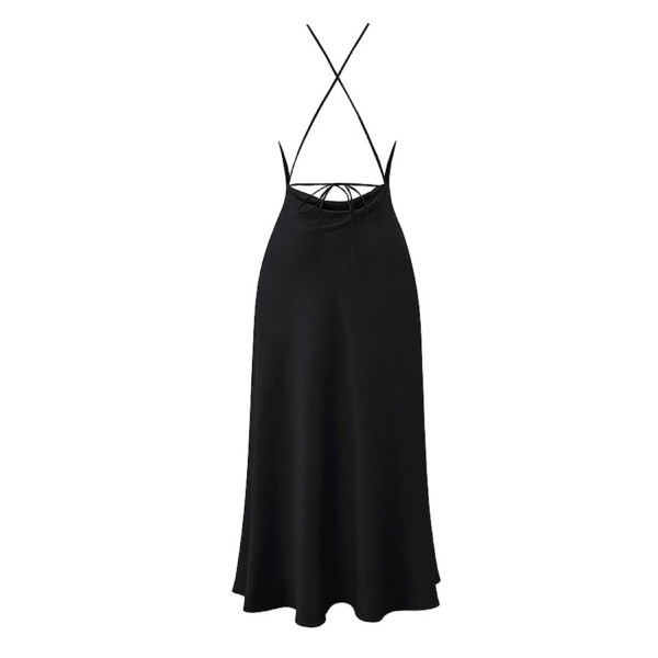 HOUSE OF CB Zanab Black Thigh Slit Maxi Dress