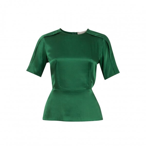 Stella McCartney Short Sleeve Peplum Top