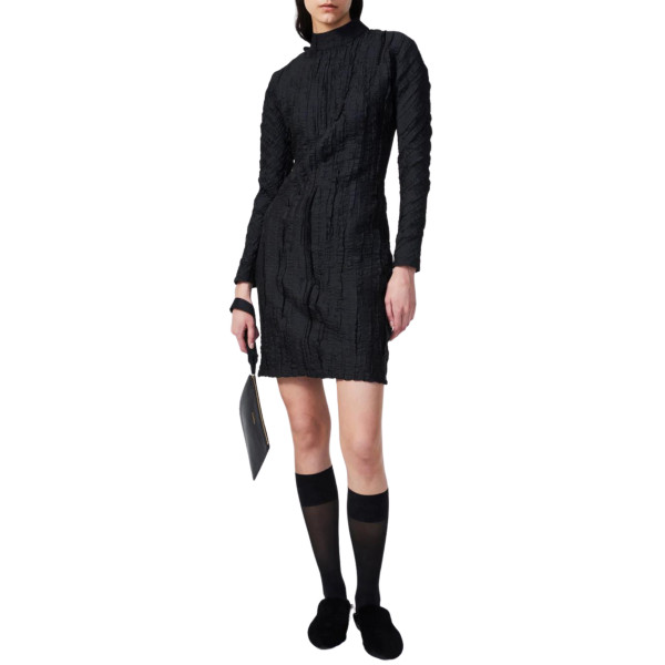 Rodebjer Avongara Seersucker Long Sleeve Mini Dress