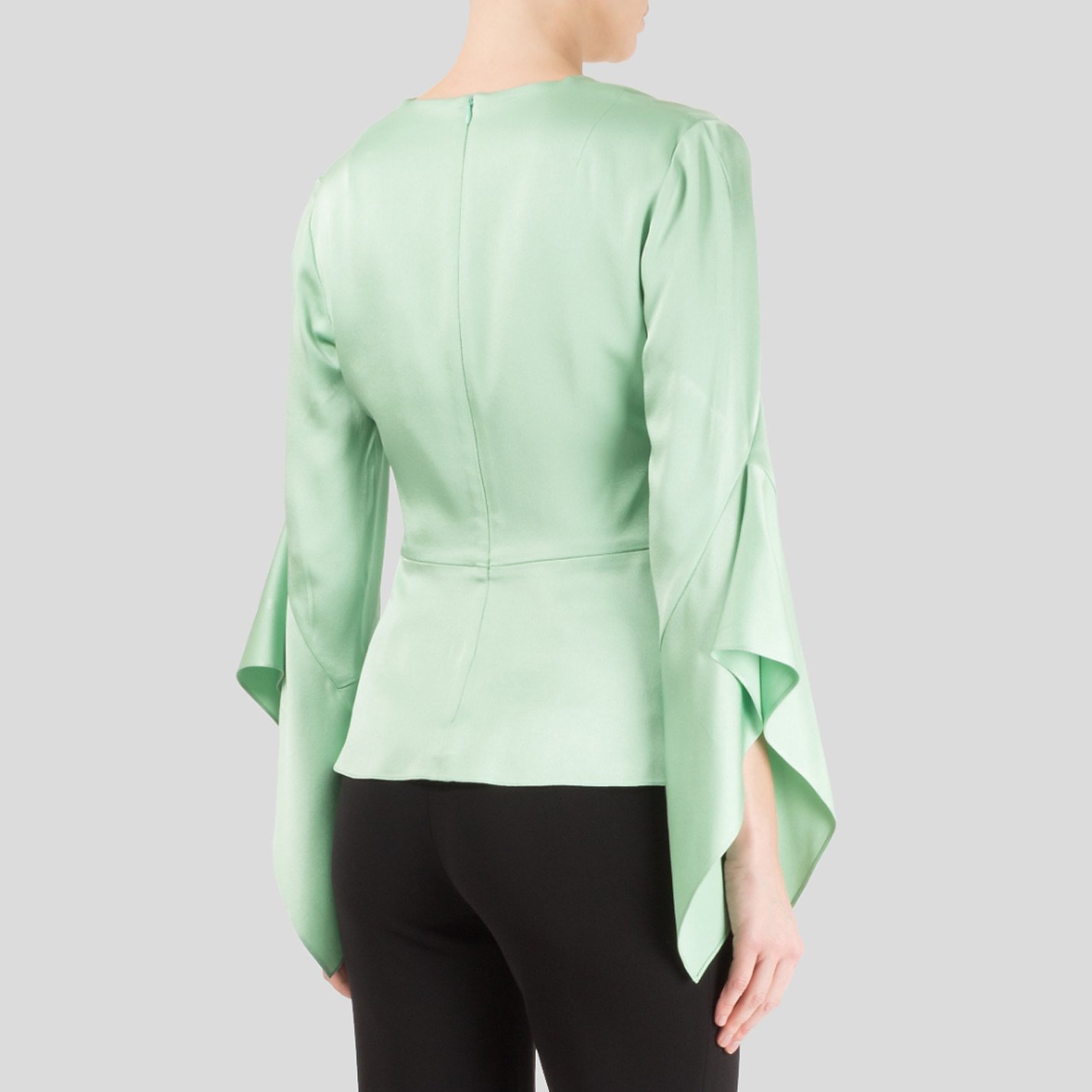 Peter Pilotto Ruched Satin Top