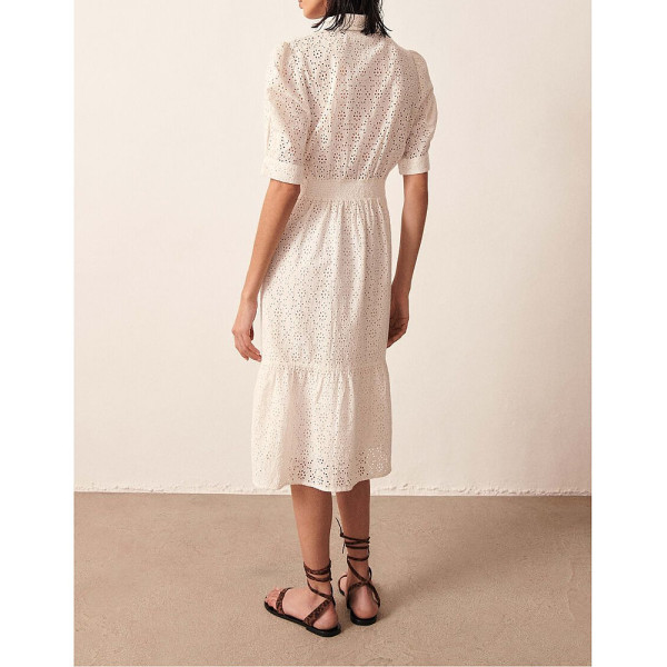 BA&SH Button-Down Broderie Dress