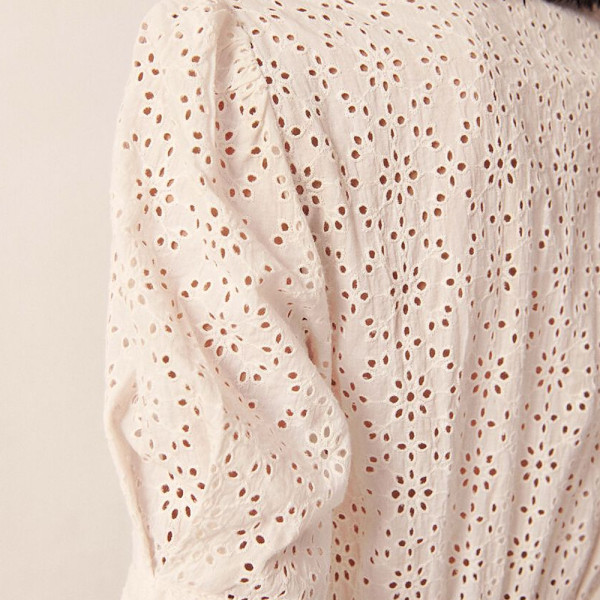 BA&SH Button-Down Broderie Dress