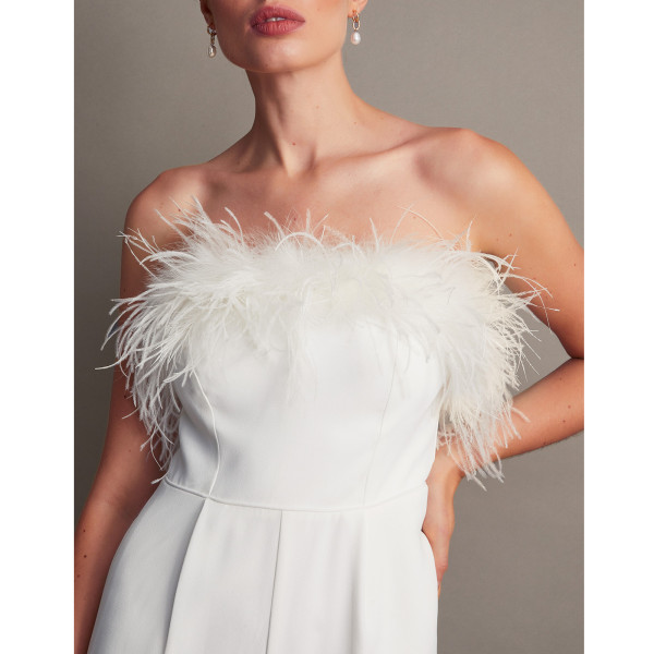 Monsoon Diane Feather Bridal Jumpsuit