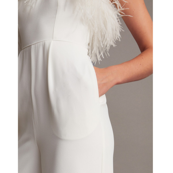 Monsoon Diane Feather Bridal Jumpsuit