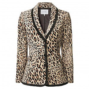 leopard print blazer uk