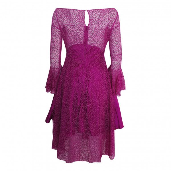 Emilio De La Morena Lace & Taffeta Dress