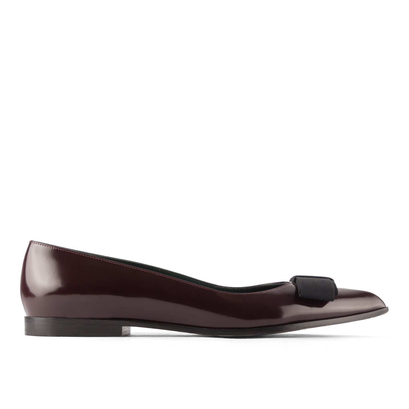 Mulberry Bow Detail Pointed Flats