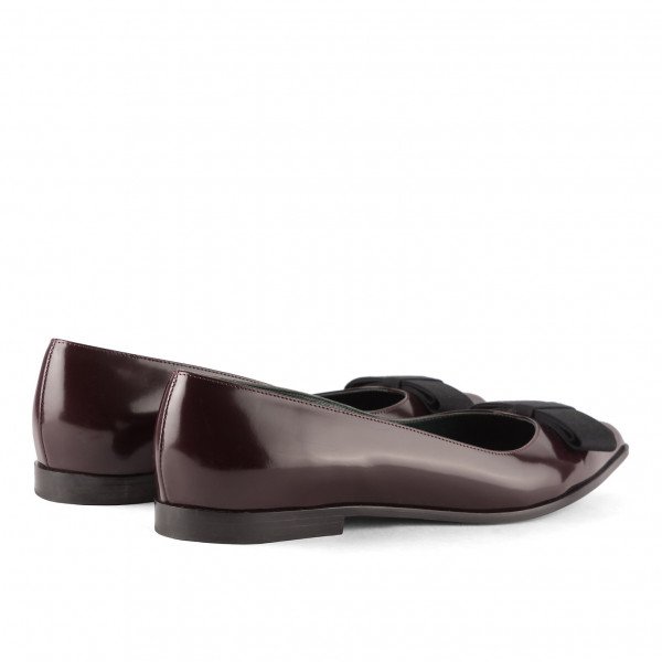 Mulberry Bow Detail Pointed Flats