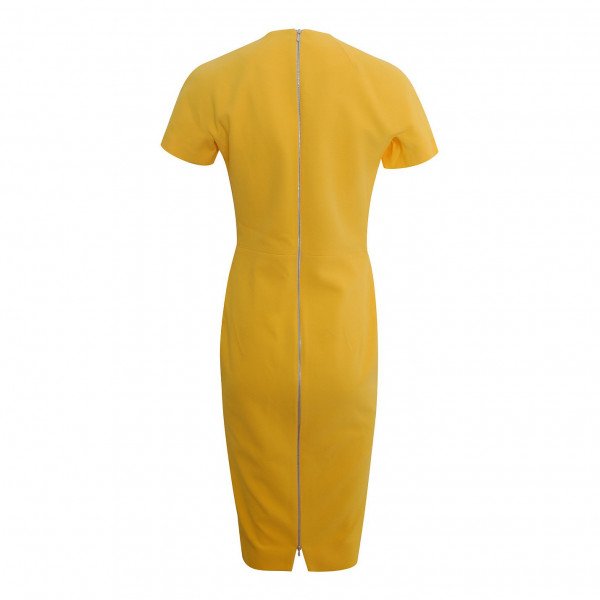 Victoria Beckham Fitted Crepe Dress