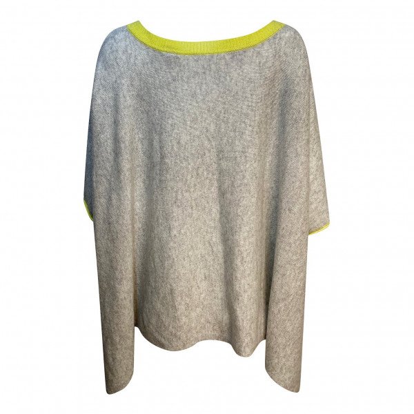 Duffy Neon-Trimmed Cashmere Sweater