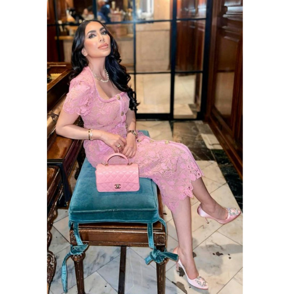 Self-Portrait Guipure Lace Midi Dress