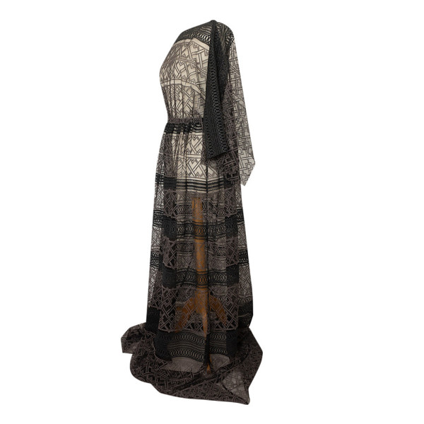 Amanda Wakeley Sheer Tulle Patterened Dress